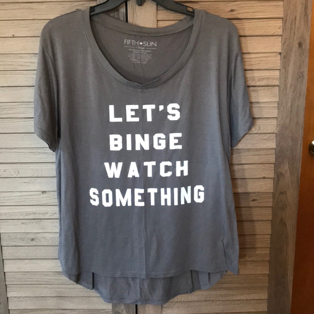 “Let’s Binge Watch Something” T-Shirt